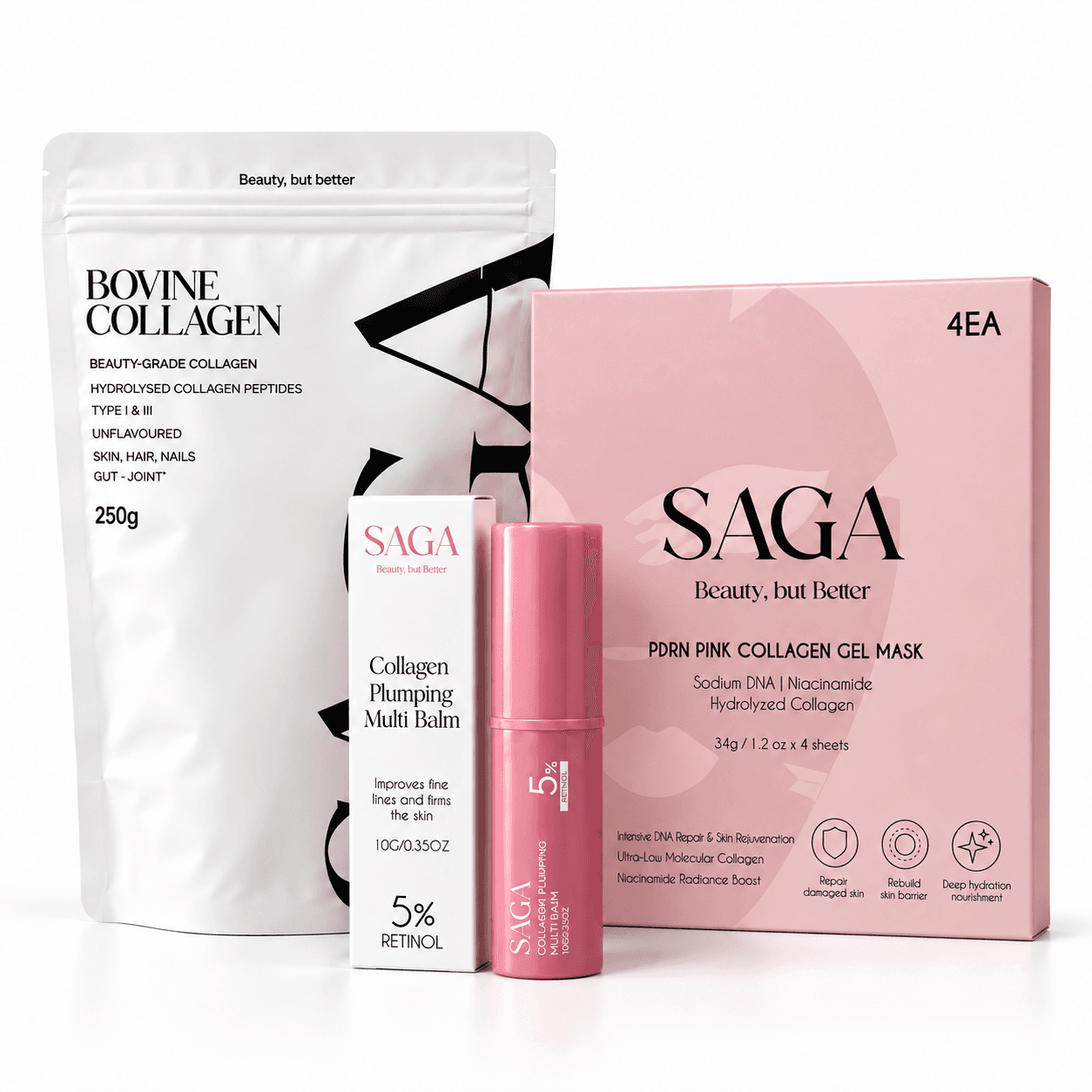 The SAGA Beauty Trio